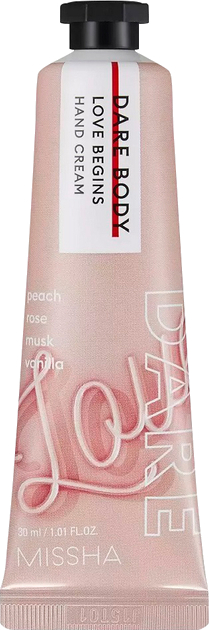 Missha Hydratační krém na ruce Dare Body Love Begins (Hand Cream) 30 ml