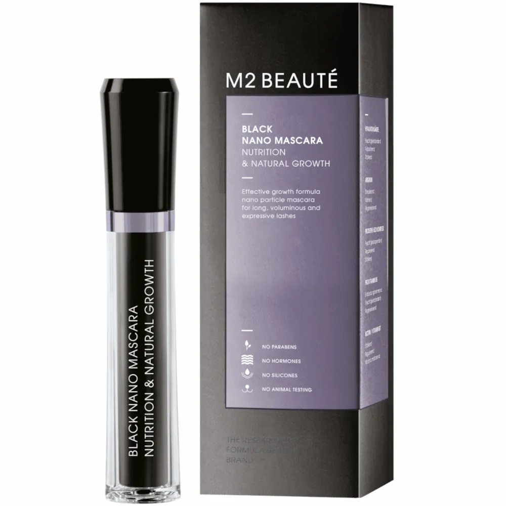 M2 Beauté Vyživující řasenka Nutrition & Natural Growth (Nano Mascara) 6 ml