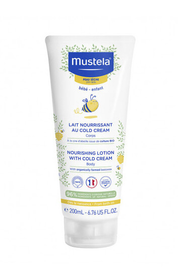 Mustela Dětské vyživující tělové mléko pro suchou pokožku (Nourishing Lotion with Cold Cream) 200 ml