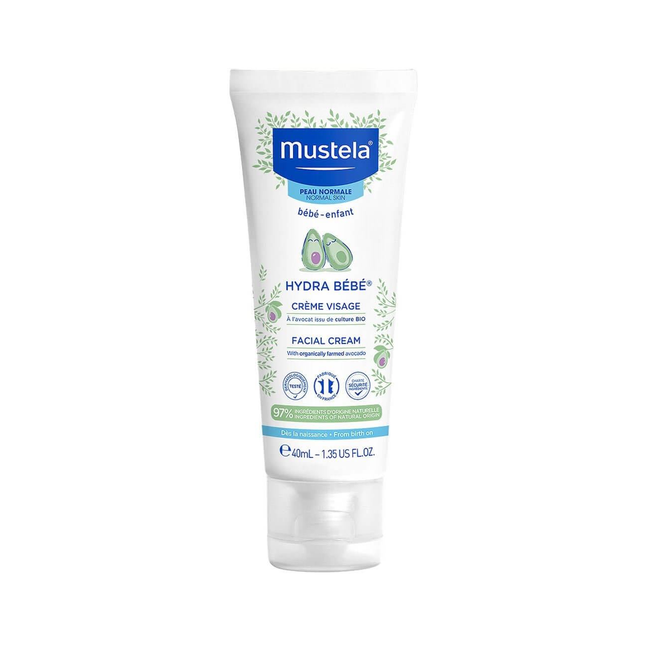 Zobrazit detail výrobku Mustela Dětský hydratační krém na obličej Hydrabebe (Facial Cream) 40 ml