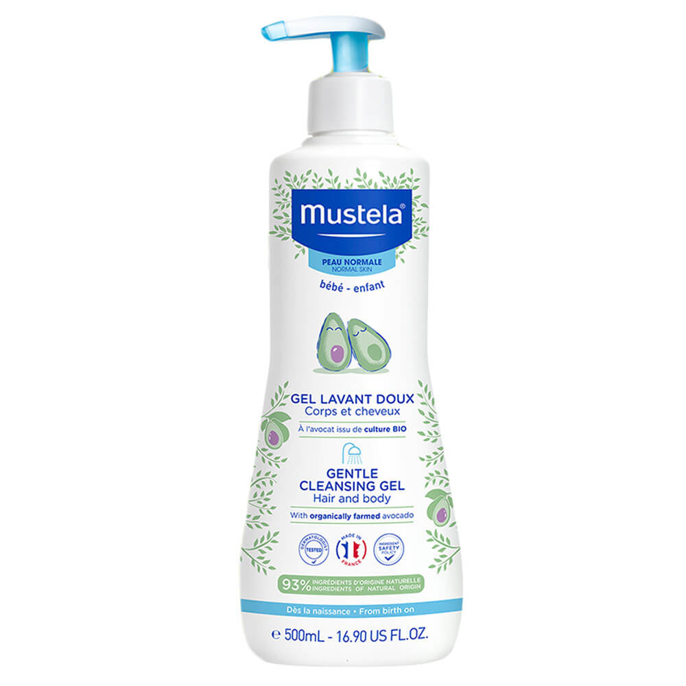 Mustela Dětský jemný čisticí gel na tělo a vlasy (Gentle Cleansing Gel) 500 ml