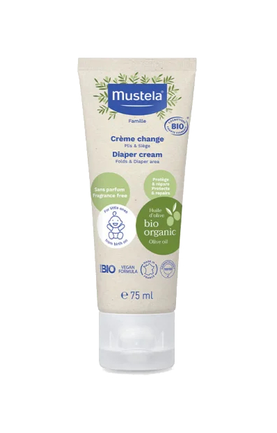 Mustela Krém na zapareniny Diaper Cream 75 ml