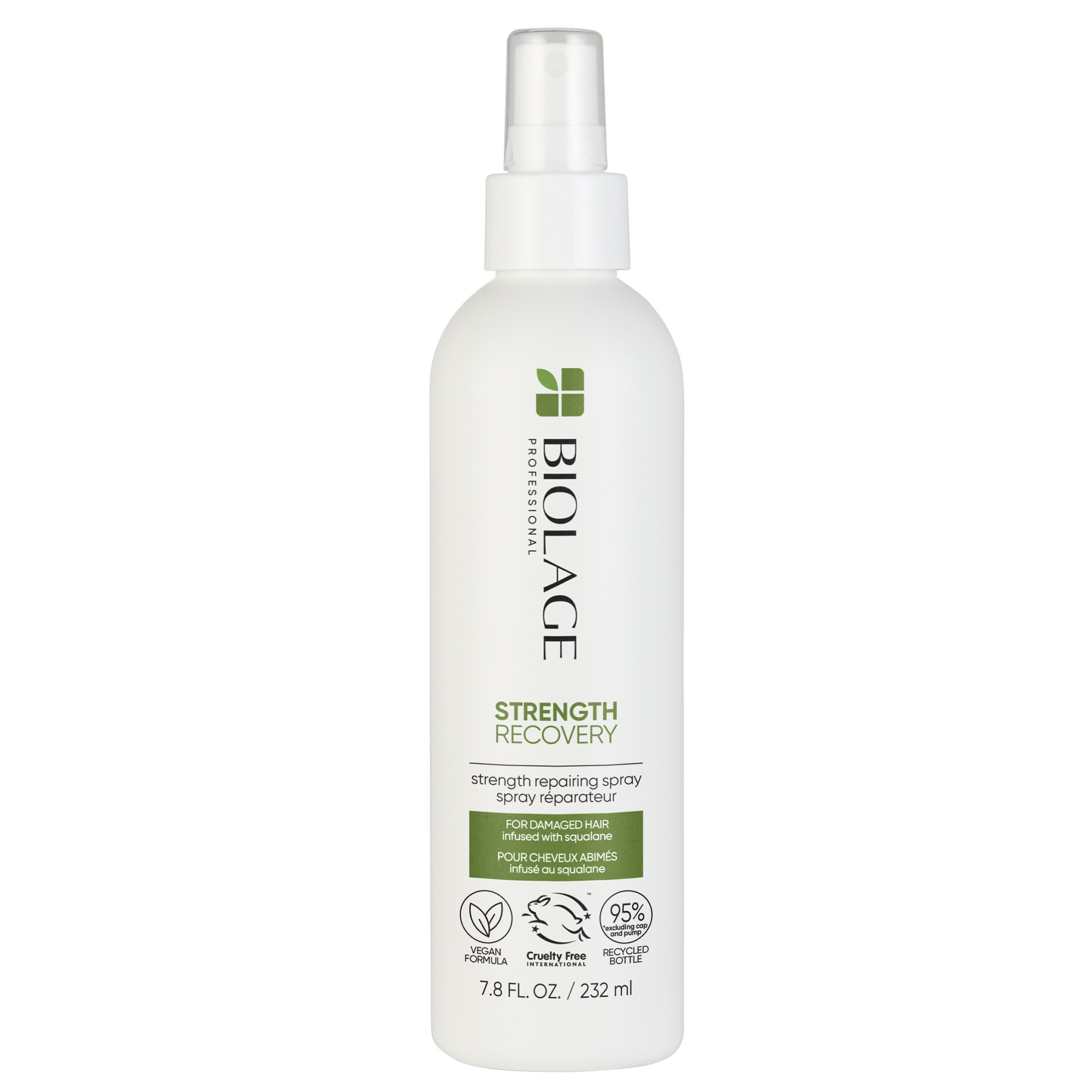 Biolage Regenerační sprej pro poškozené vlasy Strength Recovery (Repairing Spray) 232 ml