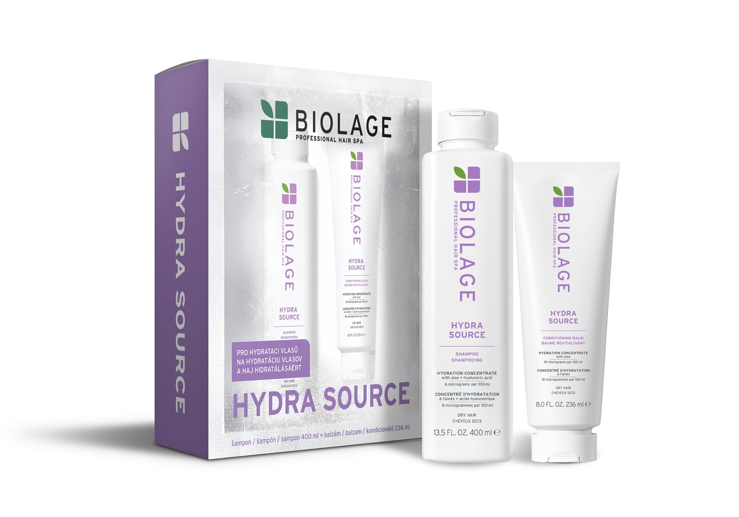 Biolage Darčeková sada pre suché vlasy Hydra Source