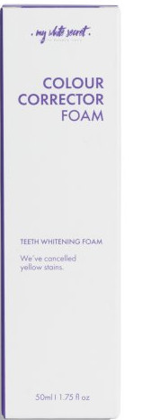 My White Secret Penový korektor na bielenie zubov V34 (Teeth Whitening Foam) 50 ml