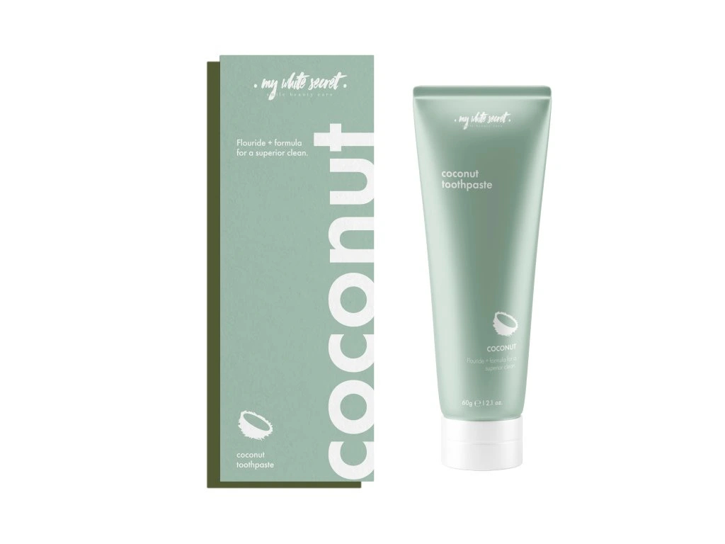 My White Secret Zubná pasta Našľahaný kokos (Toothpaste Kokos) 60 g