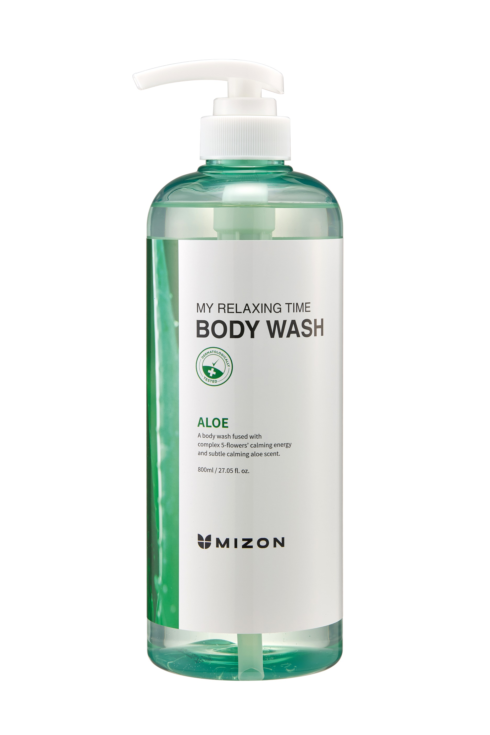 Zobrazit detail výrobku Mizon Svěží sprchový gel My Relaxing Time Aloe (Body Wash) 800 ml