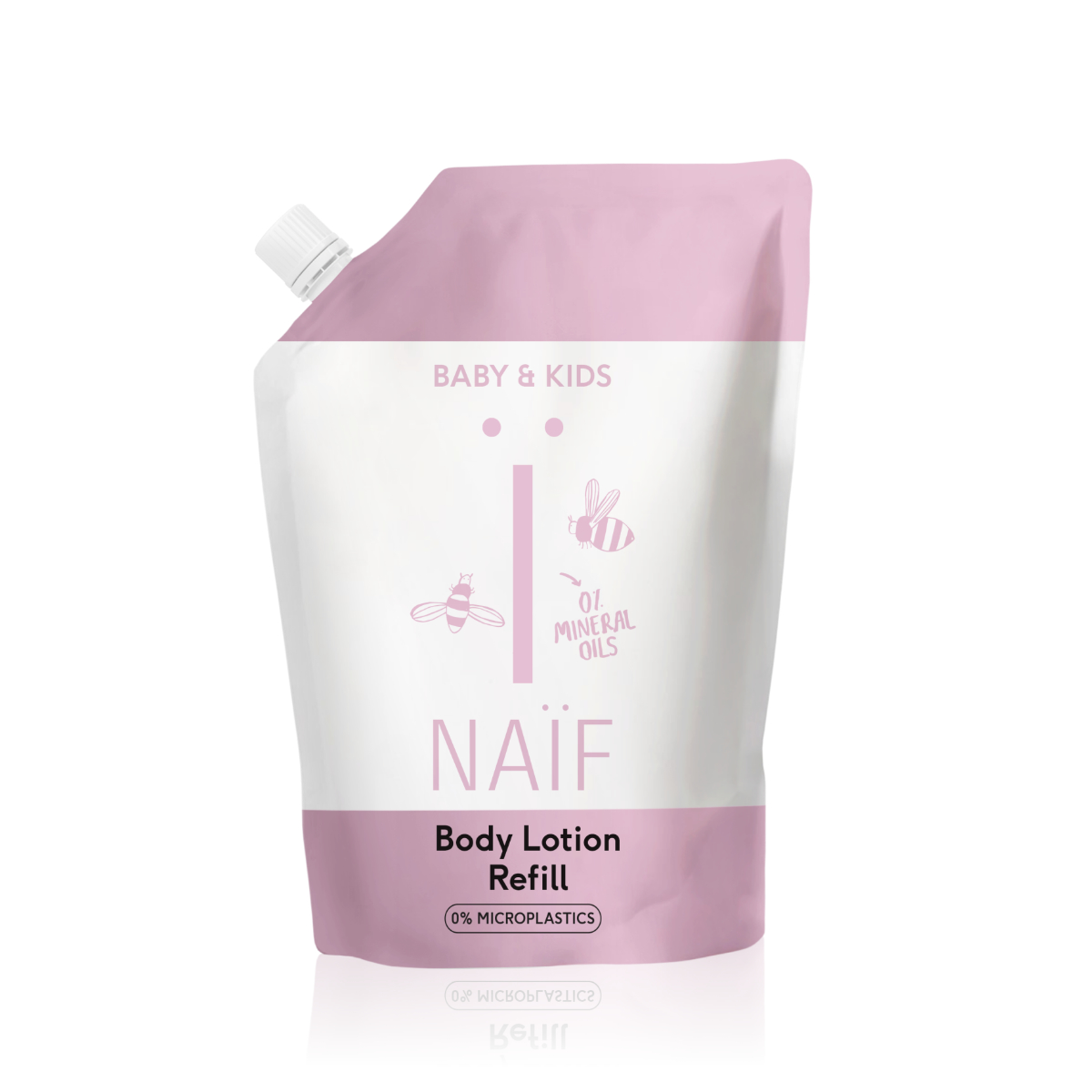 NAÏF Zjemňujúce telové mlieko pre deti a bábätká - náhradná náplň (Body Lotion Refill) 340 ml