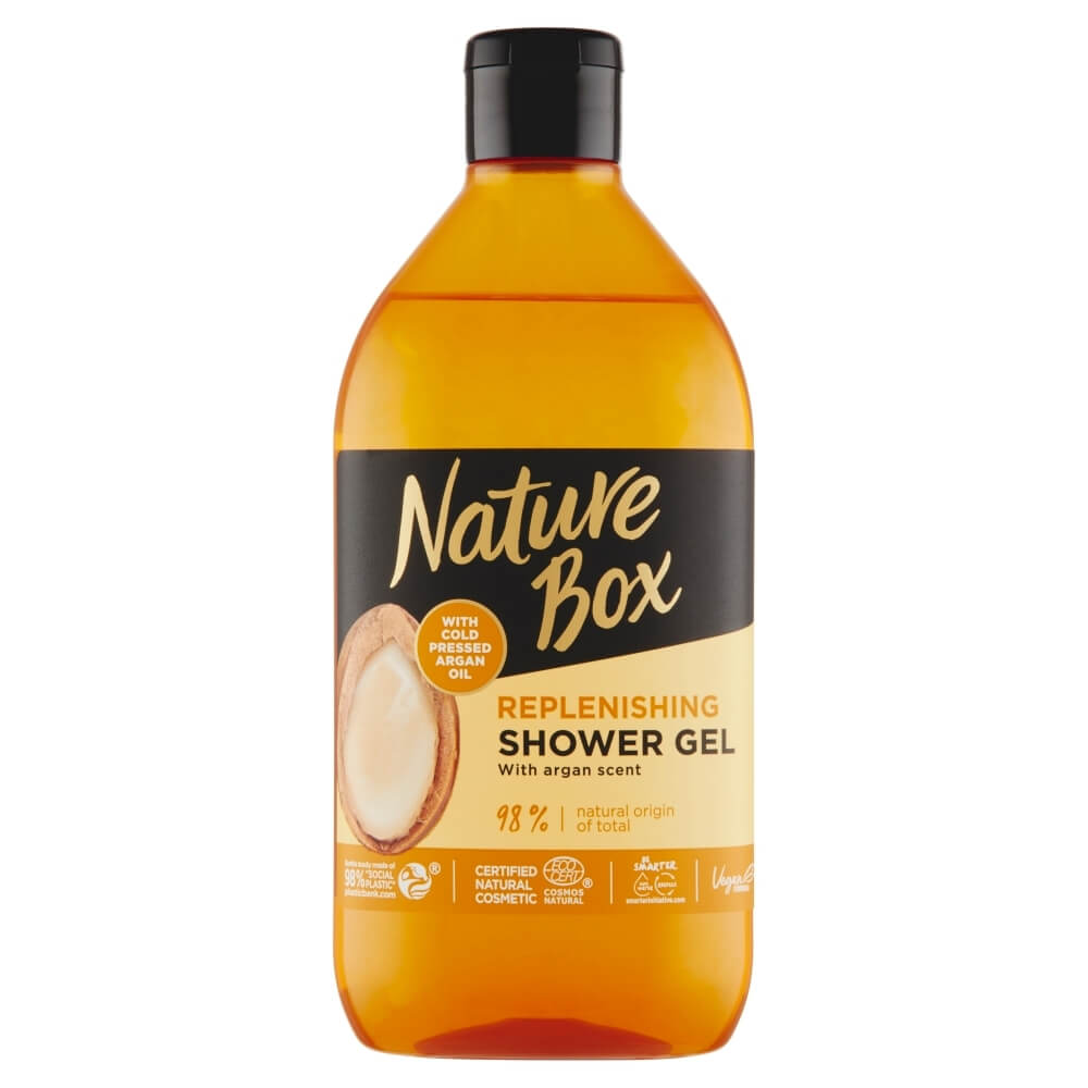Nature Box Přírodní sprchový gel Argan Oil (Replenishing Shower Gel) 385 ml