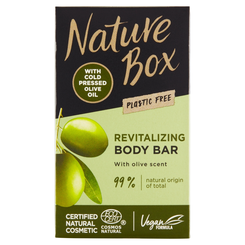 Zobrazit detail výrobku Nature Box Tuhé sprchové mýdlo Olive Oil (Revitalizing Body Bar) 100 g