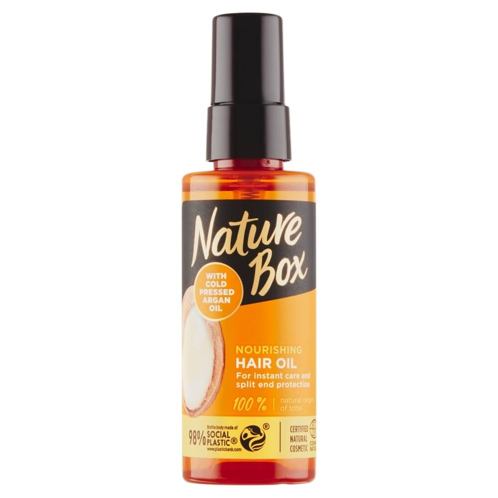 Nature Box Vyživující olej na vlasy Argan (Nourishing Hair Oil) 70 ml
