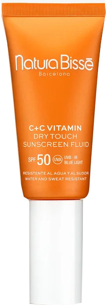 Natura Bissé Ochranný pleťový fluid SPF 50 C + C Vitamín (Dry Touch Sunscreen Fluid) 30 ml