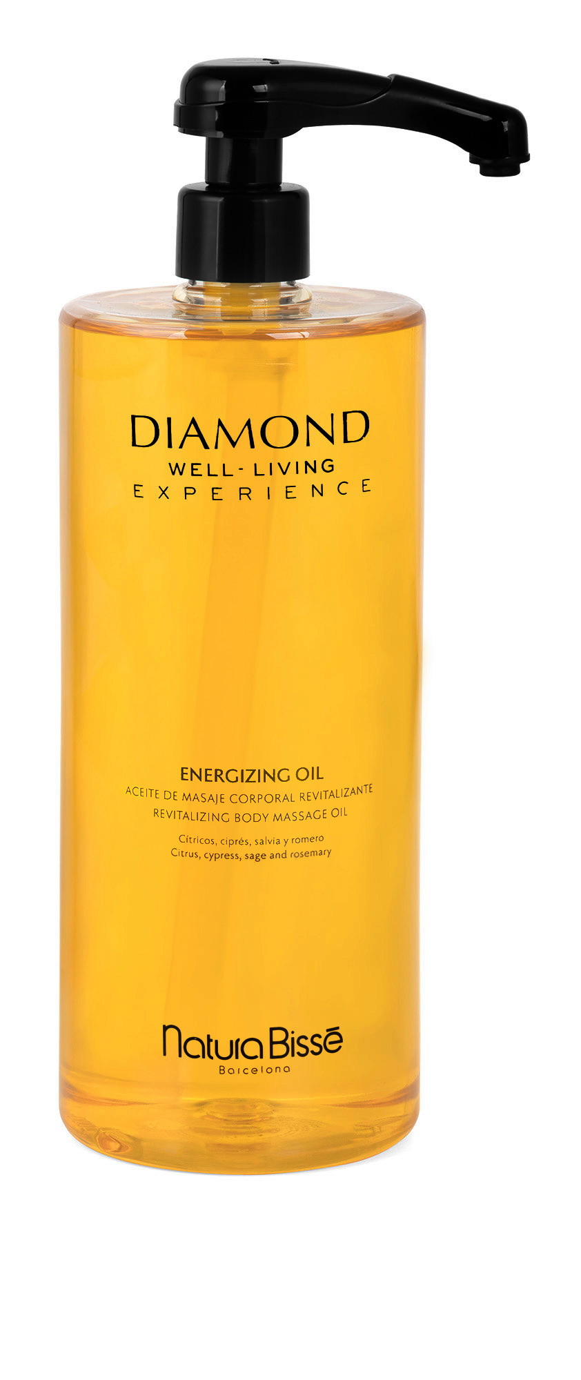 Natura Bissé Revitalizační suchý tělový olej Diamond Well-Living Experience Energize Oil (Revitalizing Body Massage Oil) 1000 ml