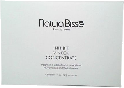 Natura Bissé Spevňujúci koncentrát v ampulkách pre starostlivosť o pokožku krku a dekoltu Inhibit (V-Neck Concentrate) 12 x 4 ml