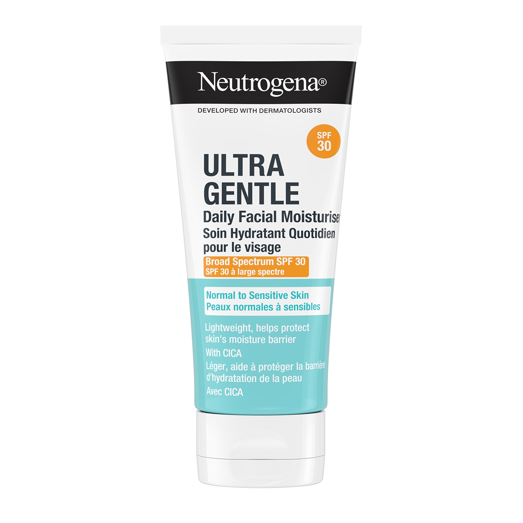 Levně Neutrogena Hydratační pleťový krém SPF 30 Ultra Gentle Facial Mosturiser 100 ml
