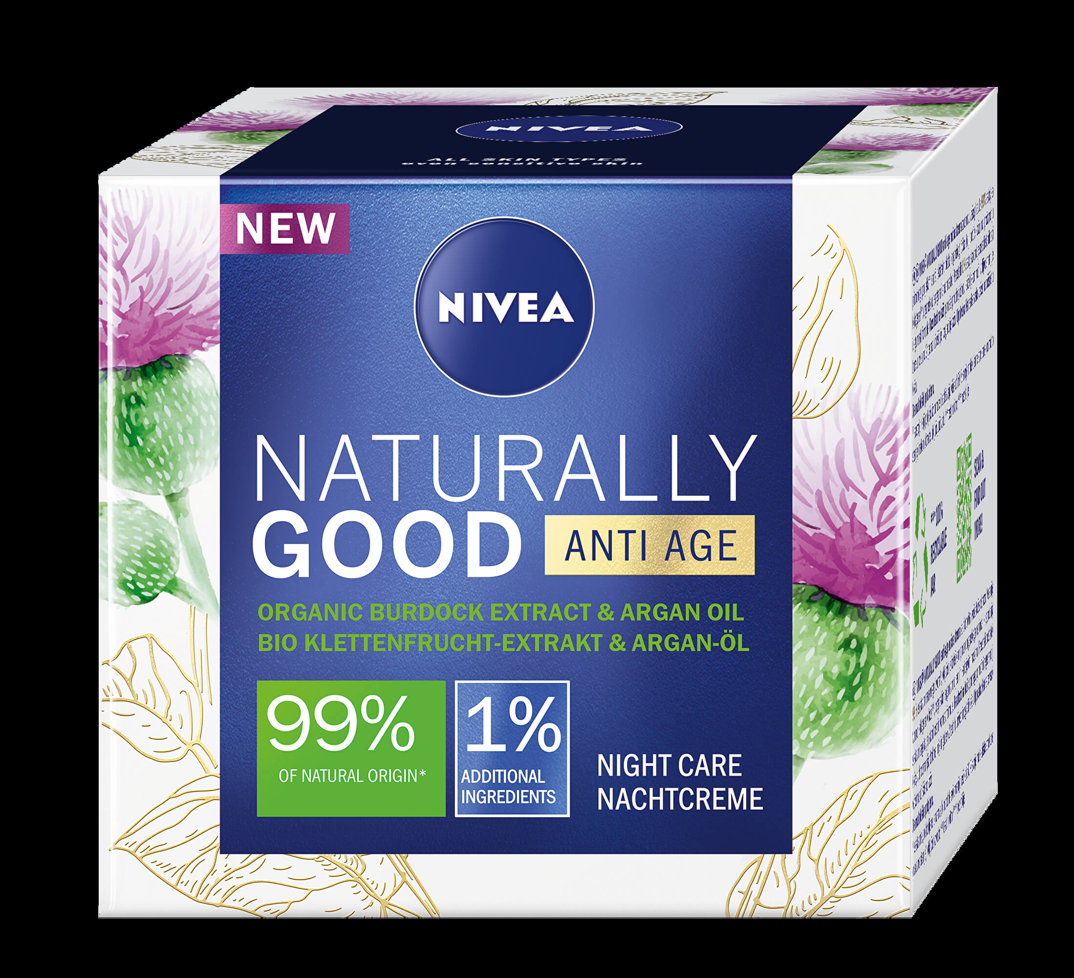 NIVEA Naturally good ránctalanító nappali arckrém, 50 ml | eztusdbe.hu