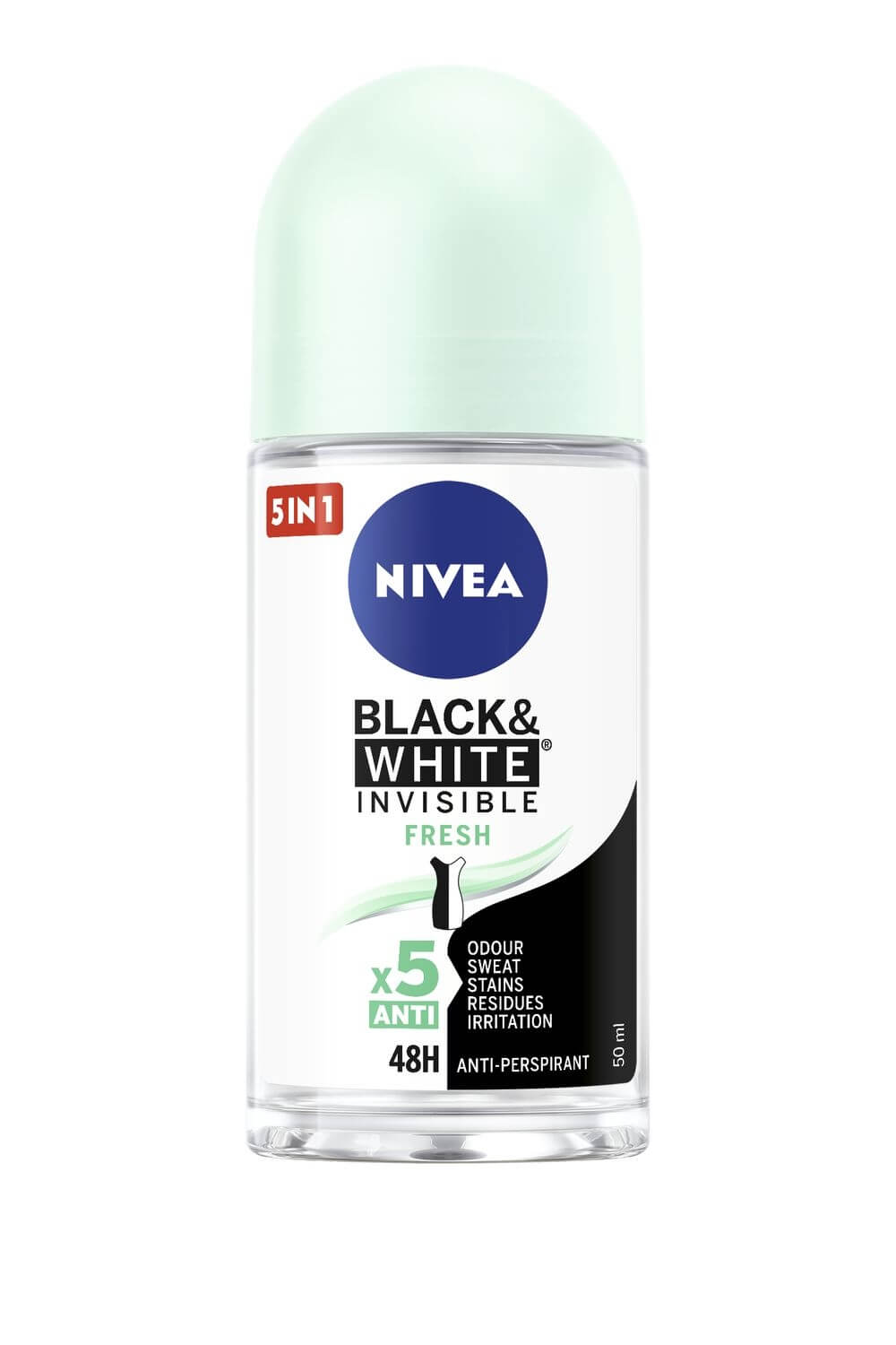 Kuličkový antiperspirant Invisible Fresh Black&White 48H (Anti-Perspirant) 50 ml