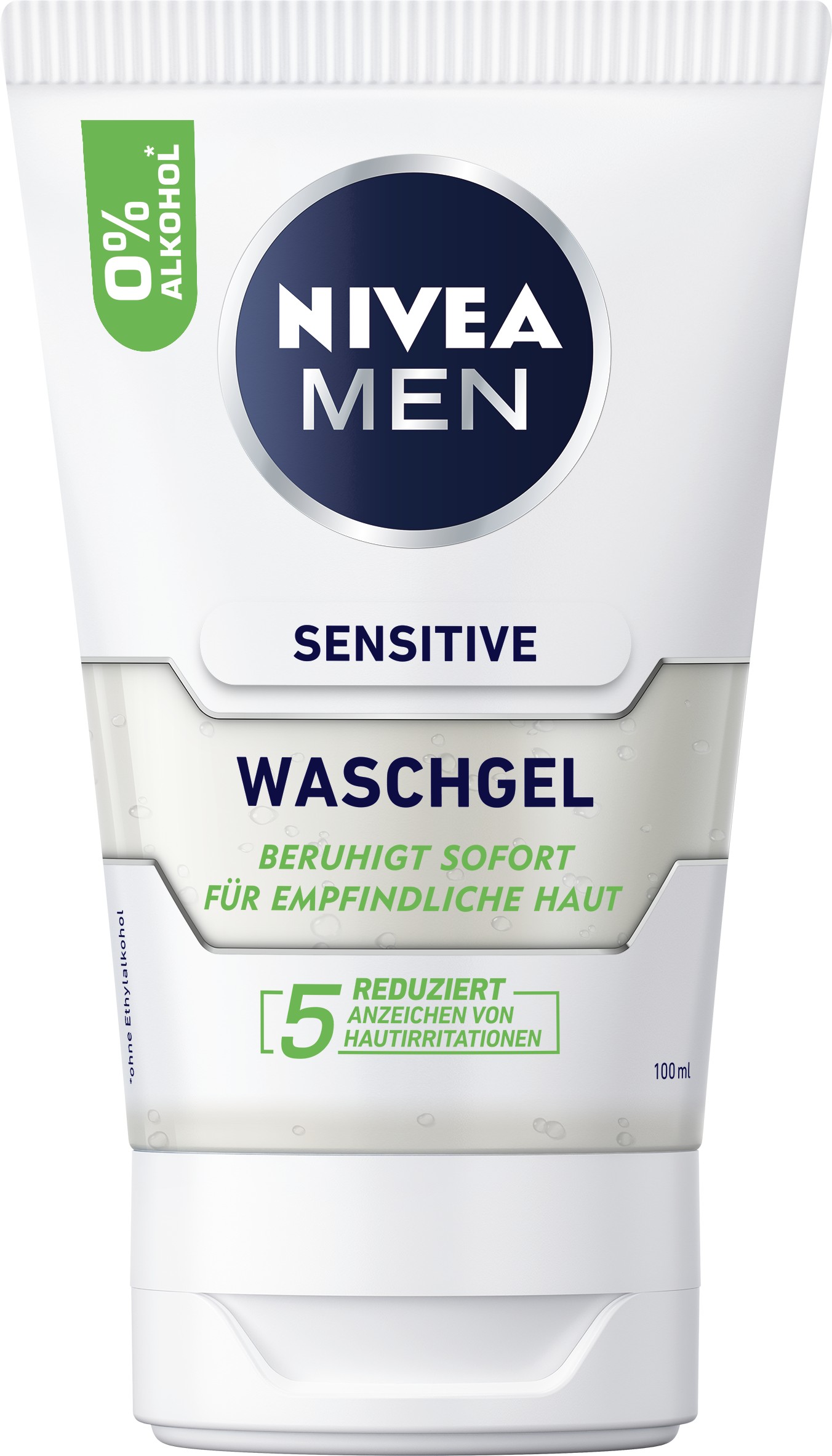 Levně Nivea Čisticí gel Men Sensitive (Wash Gel) 100 ml
