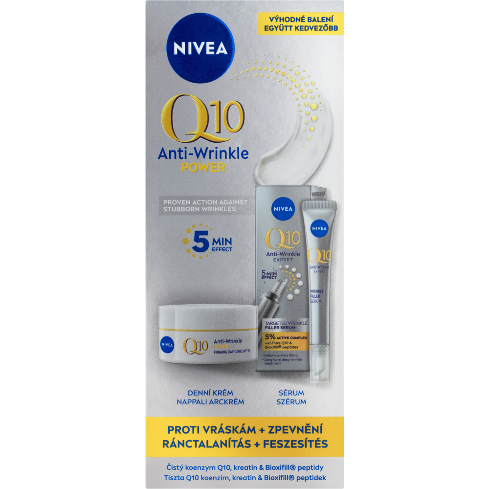 Nivea Dárková sada Q10 Anti-Wrinkle Power Expert Duopack