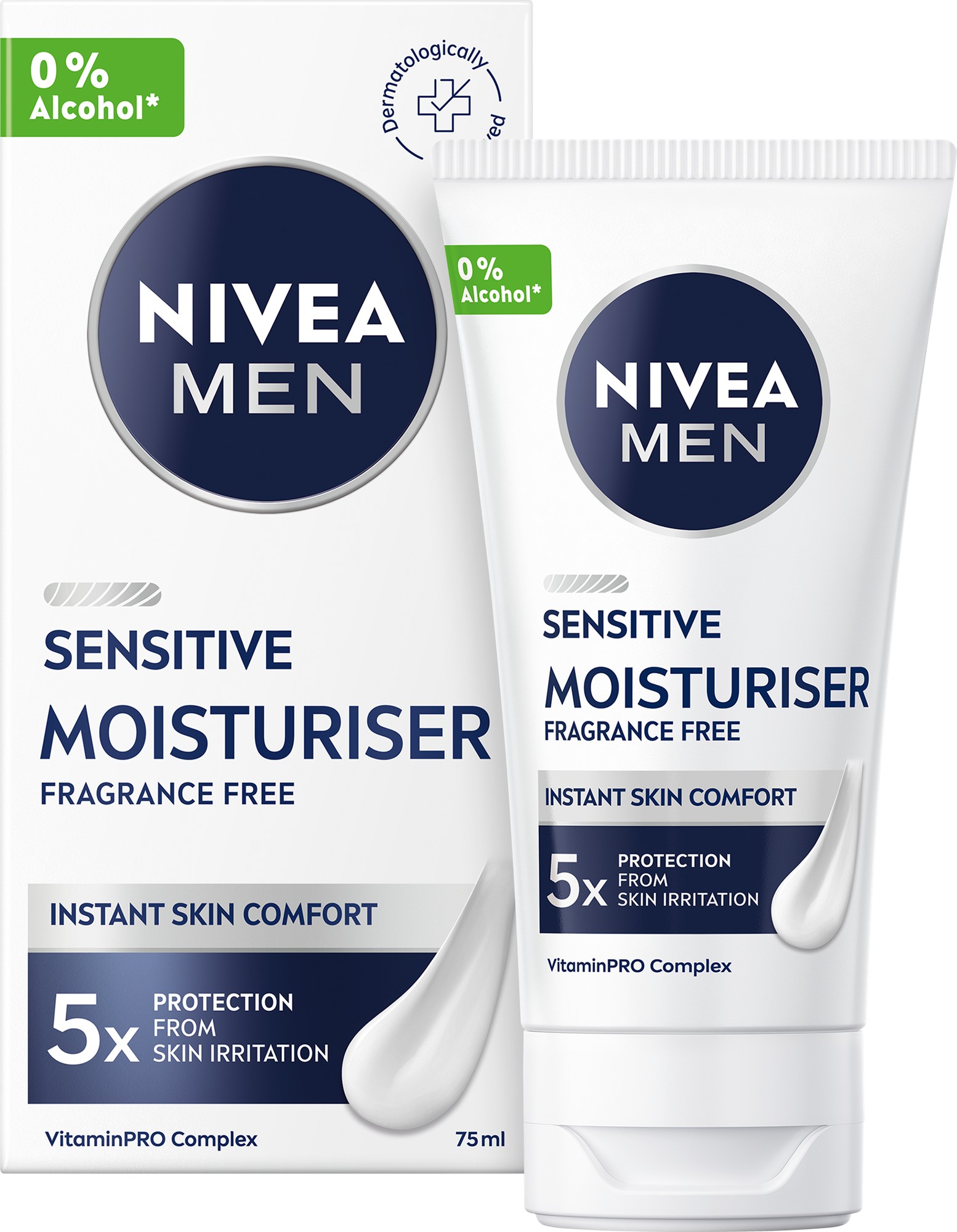 Nivea Hydratačný krém pre mužov Sensitive (Face Cream) 75 ml