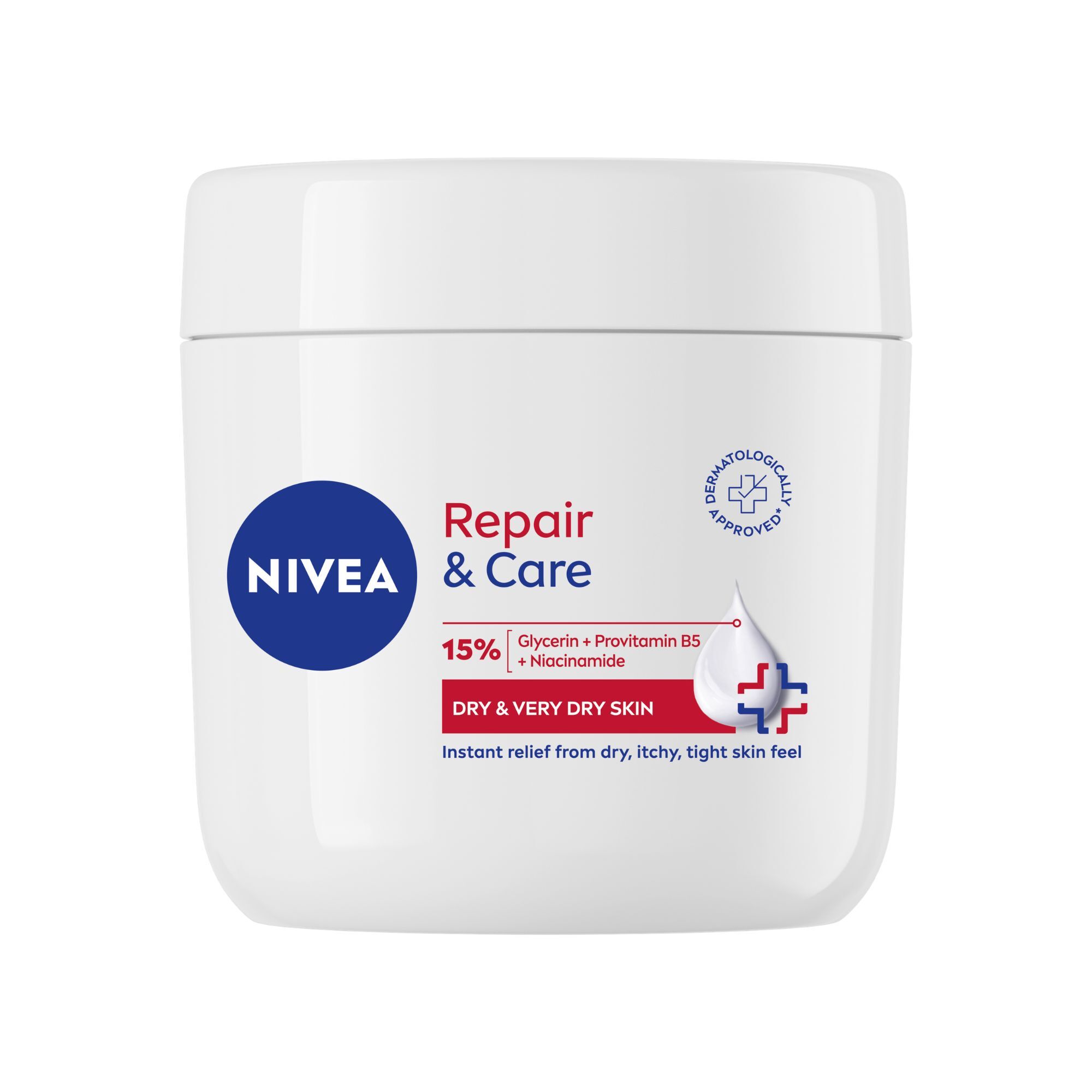 Nivea Hydratačný telový krém 15% Repair & Care 400 ml