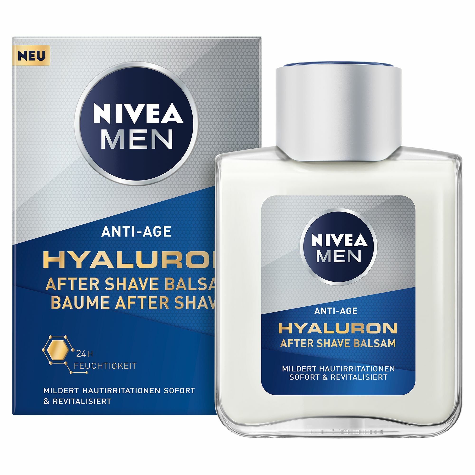 Levně Nivea Balzám po holení s anti-age účinkem Men Hyaluron (After Shave Balsam) 100 ml