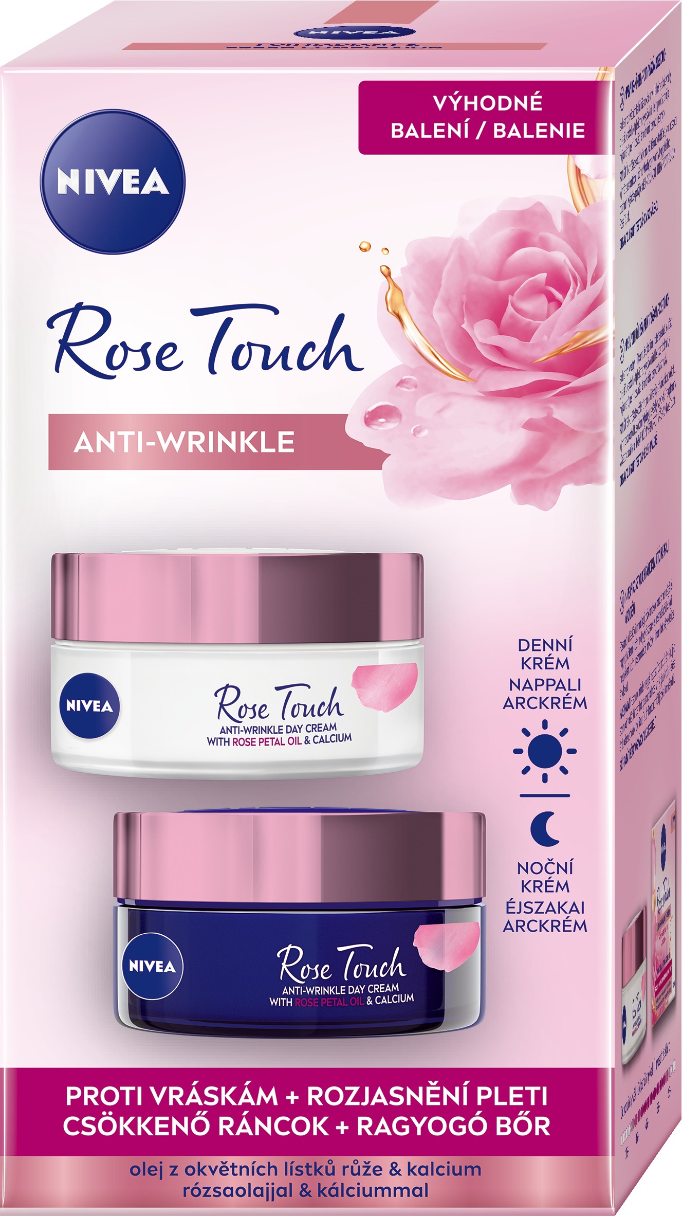 Nivea Set cosmetic anti-rid Rose Touch 2 x 50 ml