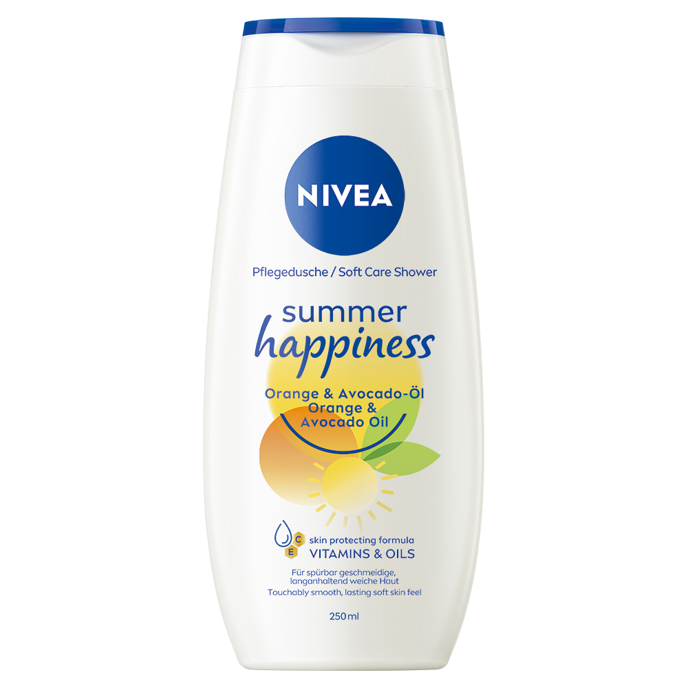 Nivea Pečující sprchový gel Summer Happiness Orange 250 ml