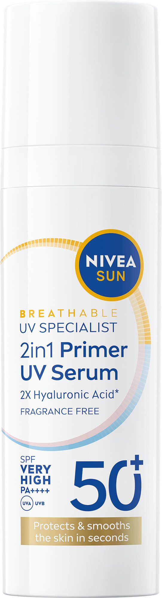 Nivea Pleťové sérum 2v1 SPF 50+ (Daily UV Serum) 30 ml