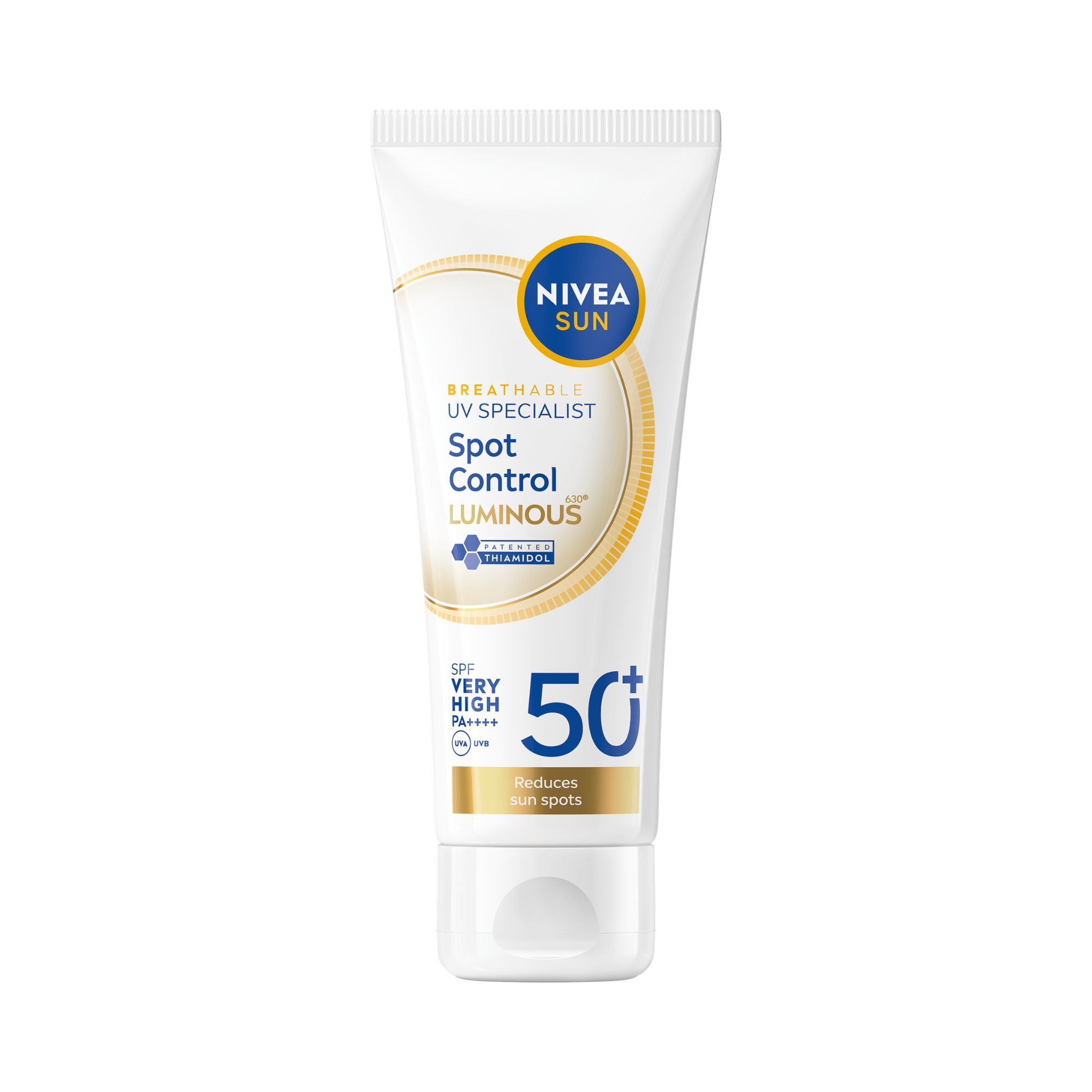 Nivea Pleťový krém na opalování OF 50+ Sun Dark Spot Control Thiamidol (Sun Fluid) 40 ml