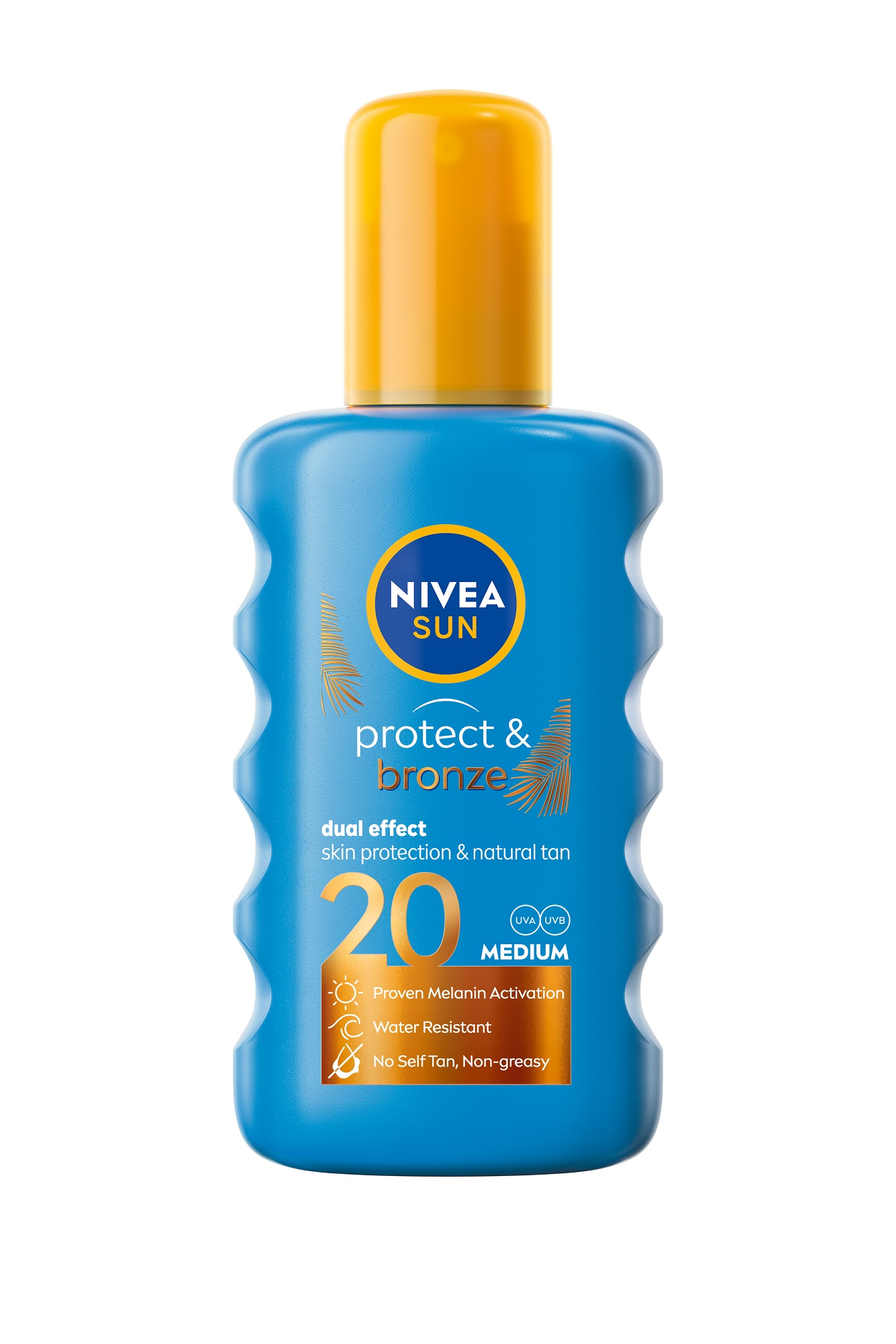 Nivea Sprej na opalování podporující zhnědnutí SPF 20 Sun Protect & Bronze (Sun Spray) 200 ml