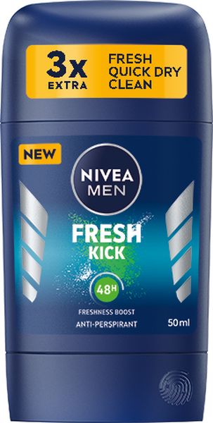 Levně Nivea Tuhý antiperspirant Fresh Kick 50 ml