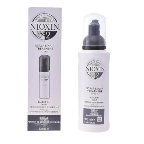 Nioxin Hajápoló finom, jelentősen vékonyodó természetes hajra System 2 (Scalp & Hair Treatment) 100 ml