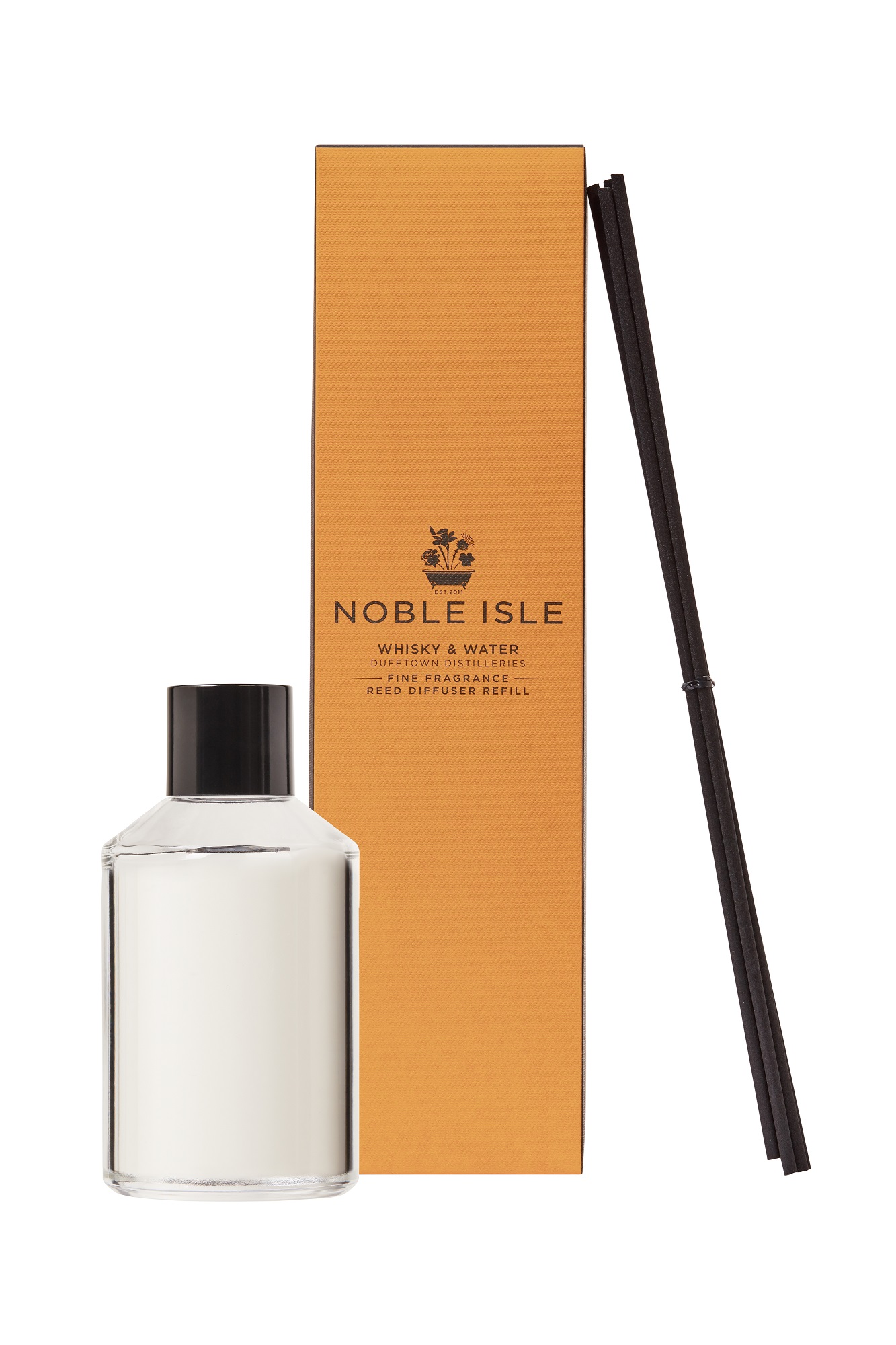Levně Noble Isle Náhradní náplň k difuzéru Whisky & Water 180 ml