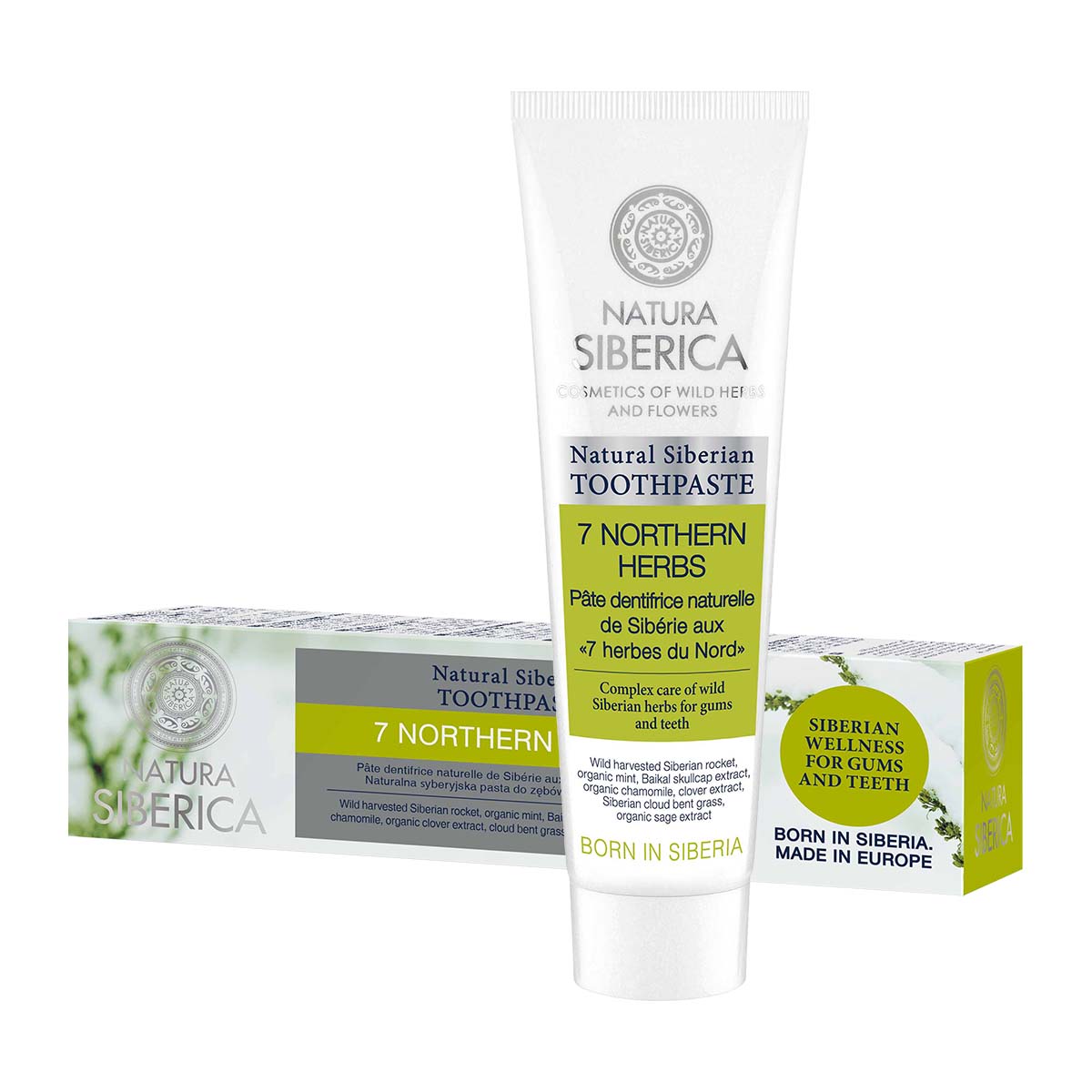 Natura Siberica Přírodní zubní pasta 7 Northern Herbs (Natural Siberian Toothpaste) 100 g