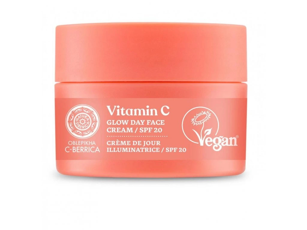 Natura Siberica Rozjasňujúci denný pleťový krém Vitamín C (Glow Day Face Cream) 50 ml