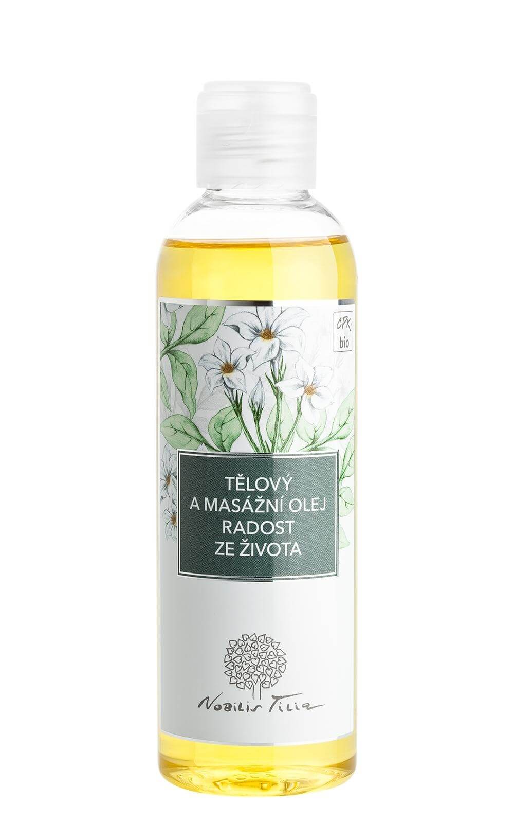 Nobilis Tilia Tělový a masážní olej Radost ze života 200 ml