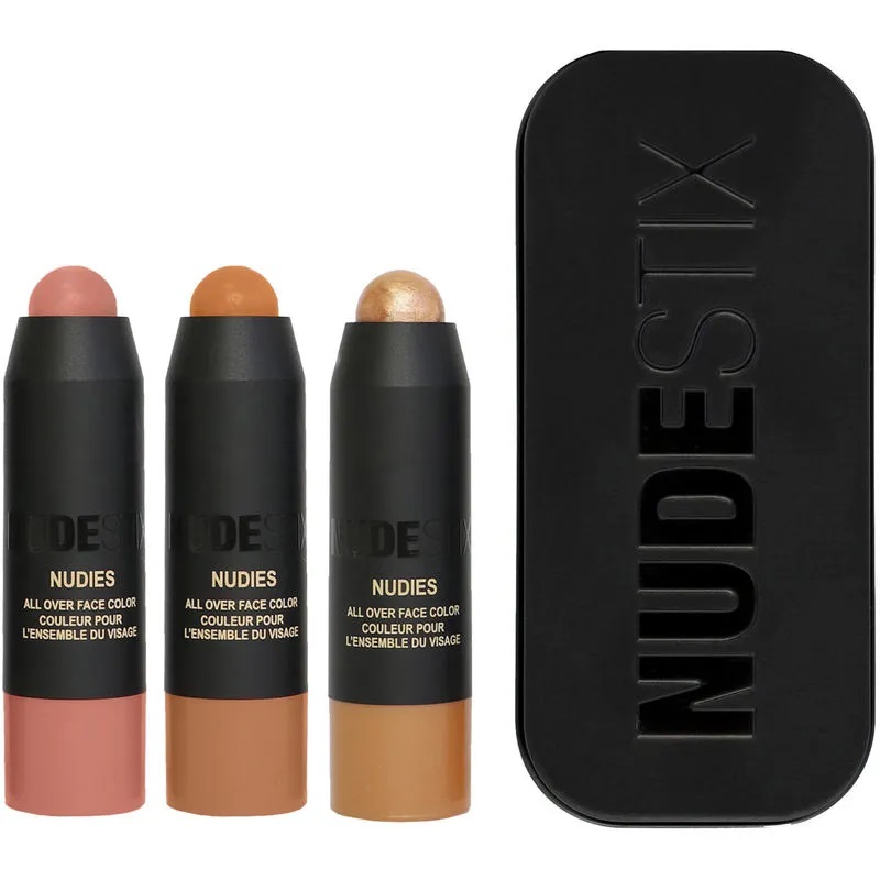 Nudestix Dárková sada dekorativní kosmetiky Soft & Warm Nudes Mini 3 ks