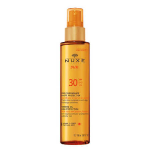 Levně Nuxe Bronzující olej na opalování na obličej a tělo SPF 30 Sun (Tanning Oil For Face And Body) 150 ml