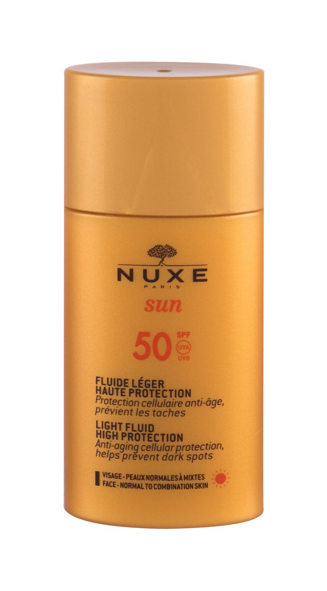 Nuxe Krém na obličej s fluidní texturou SPF 50 Sun (Light Fluid High Protection) 50 ml