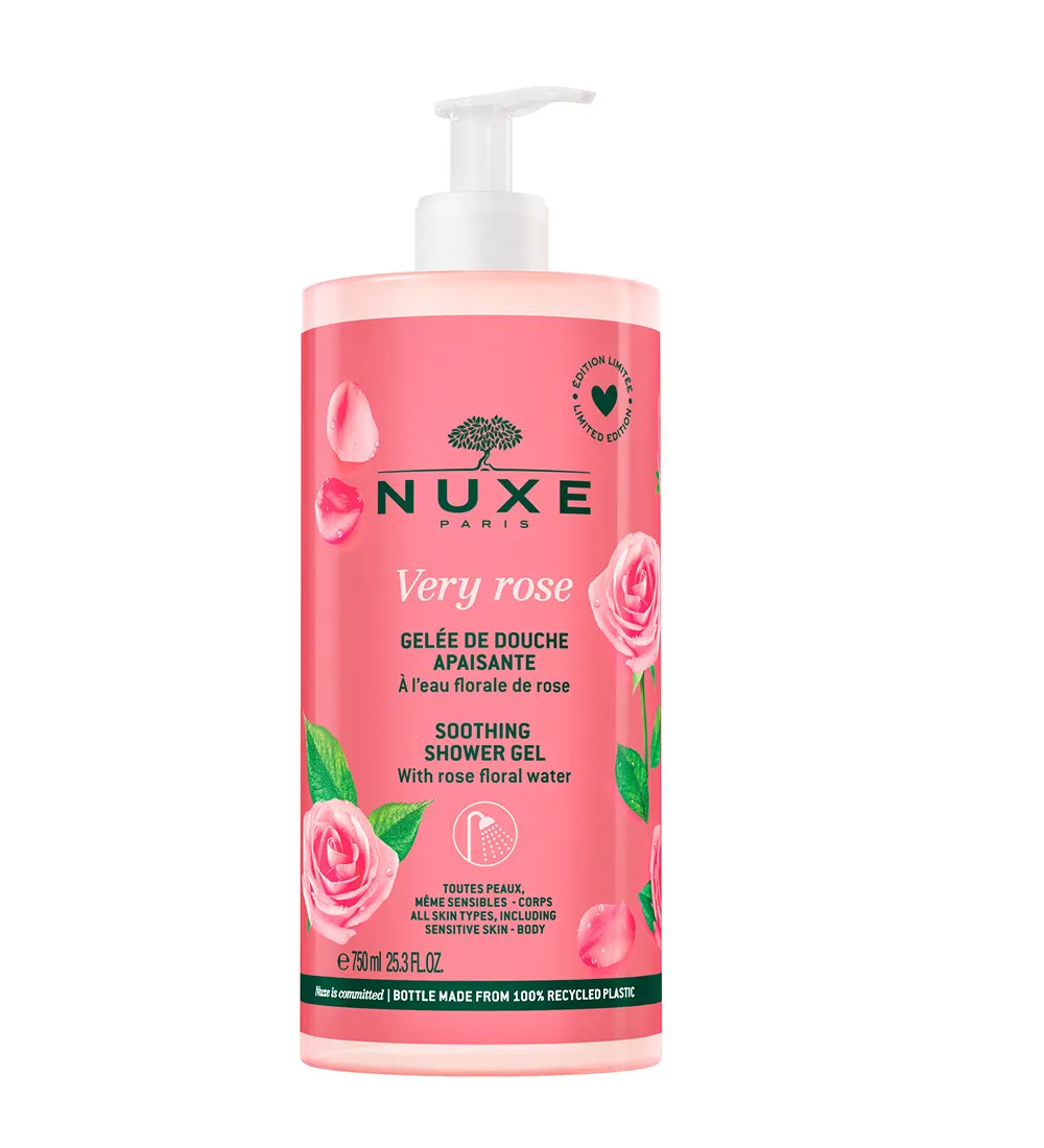 Nuxe Upokojujúci sprchový gél Very Rose (Soothing Shower Gél) 750 ml