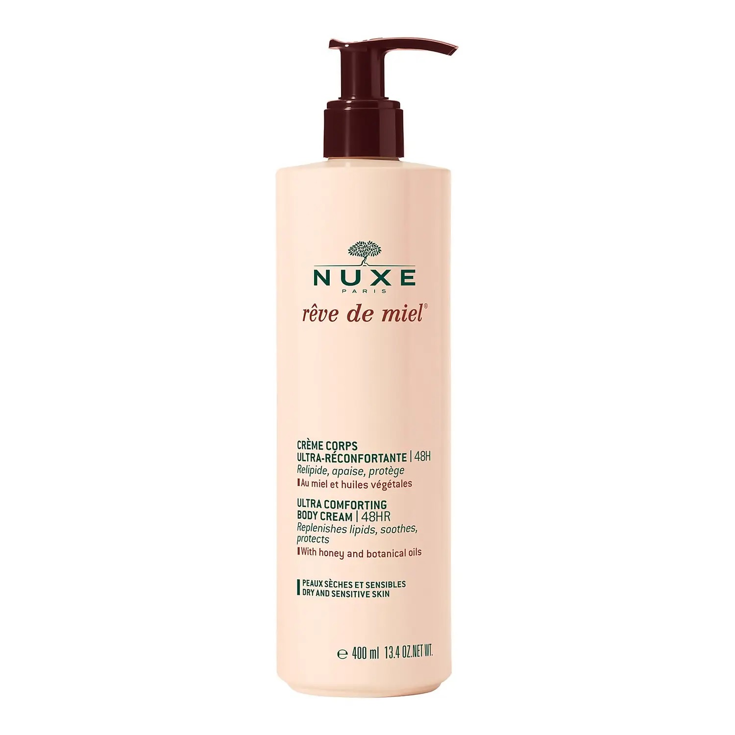 Zobrazit detail výrobku Nuxe Zklidňující tělový krém pro suchou a citlivou pokožku Reve de Miel (Comforting Body Cream) 400 ml
