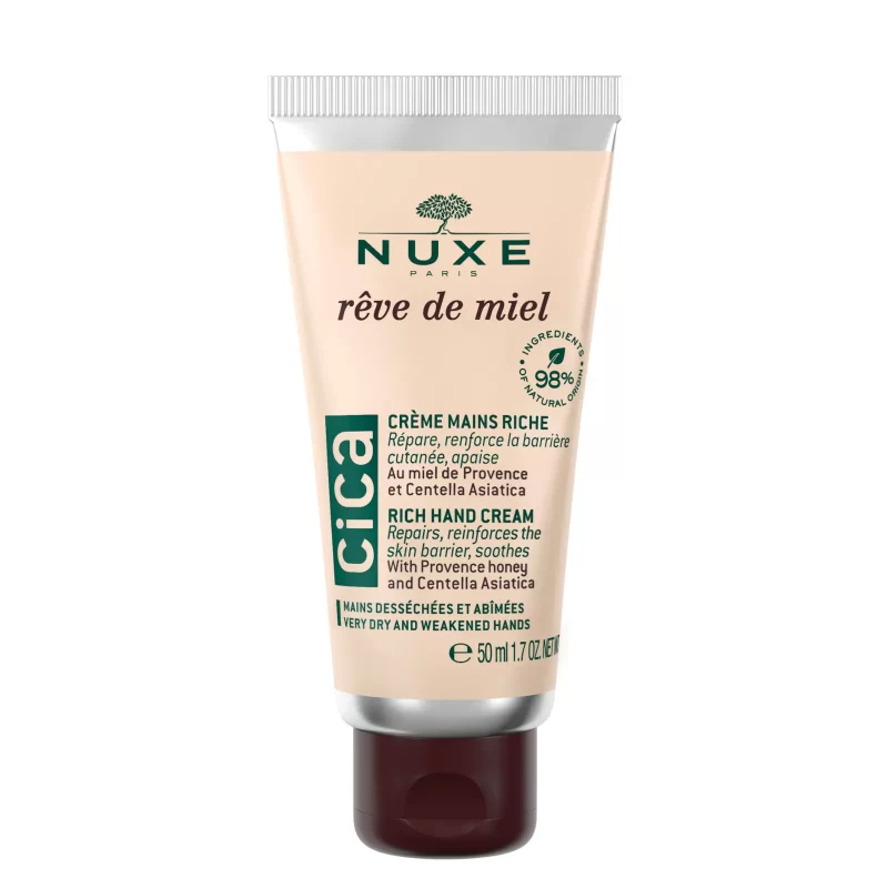 Nuxe Vyživujúci krém na ruky Rêve De Miel Cica (Rich Hand Cream) 50 ml