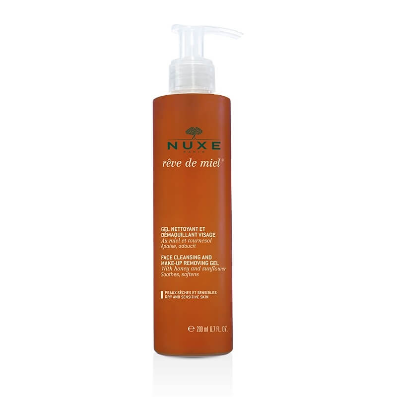 Nuxe Šetrný čisticí a odličovací gel Reve de Miel (Facial Cleansing and Make-Up Removing Gel) 200 ml