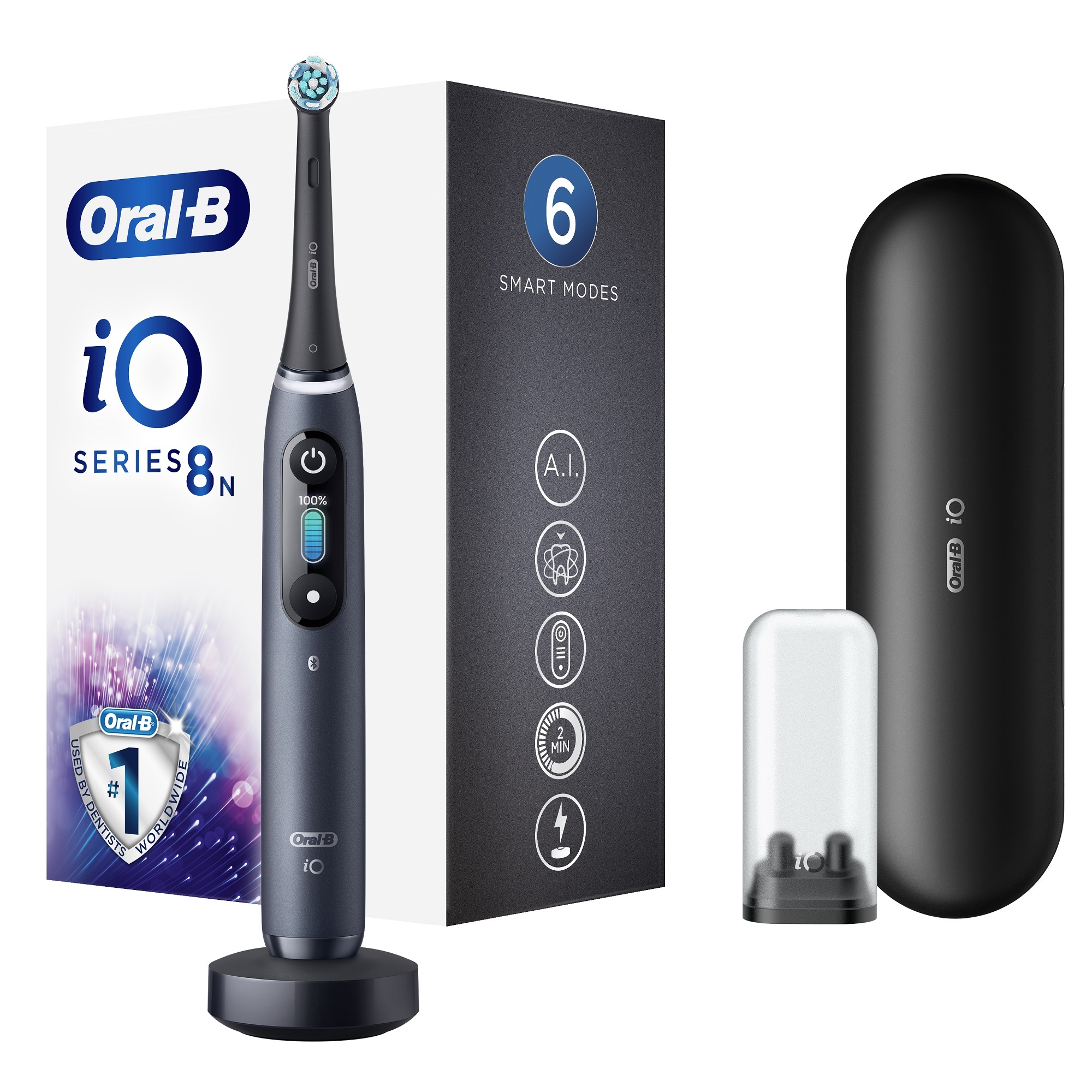Oral B Elektický zubní kartáček iO8 Series Black Onyx