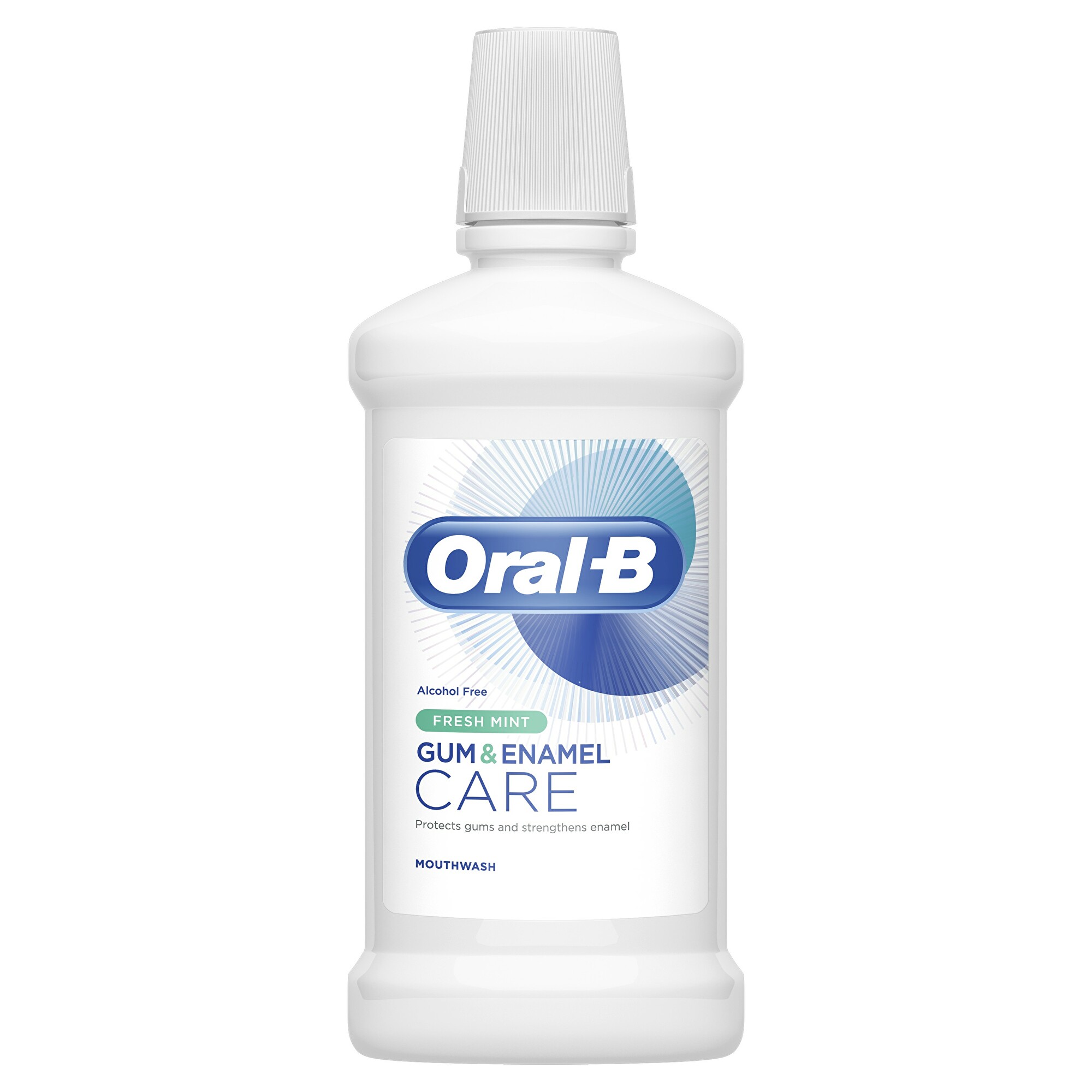 Oral B Ústní voda bez alkoholu Gum & Enamel Care Fresh Mint 500 ml