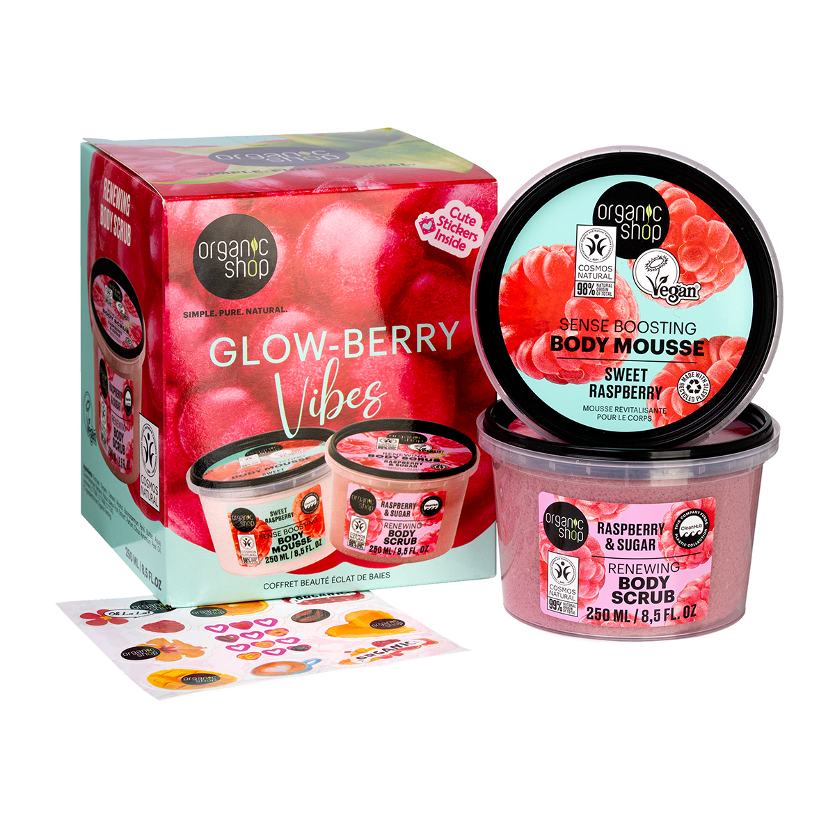 Organic Shop Dárková sada Glow-Berry Vibes Beauty Set