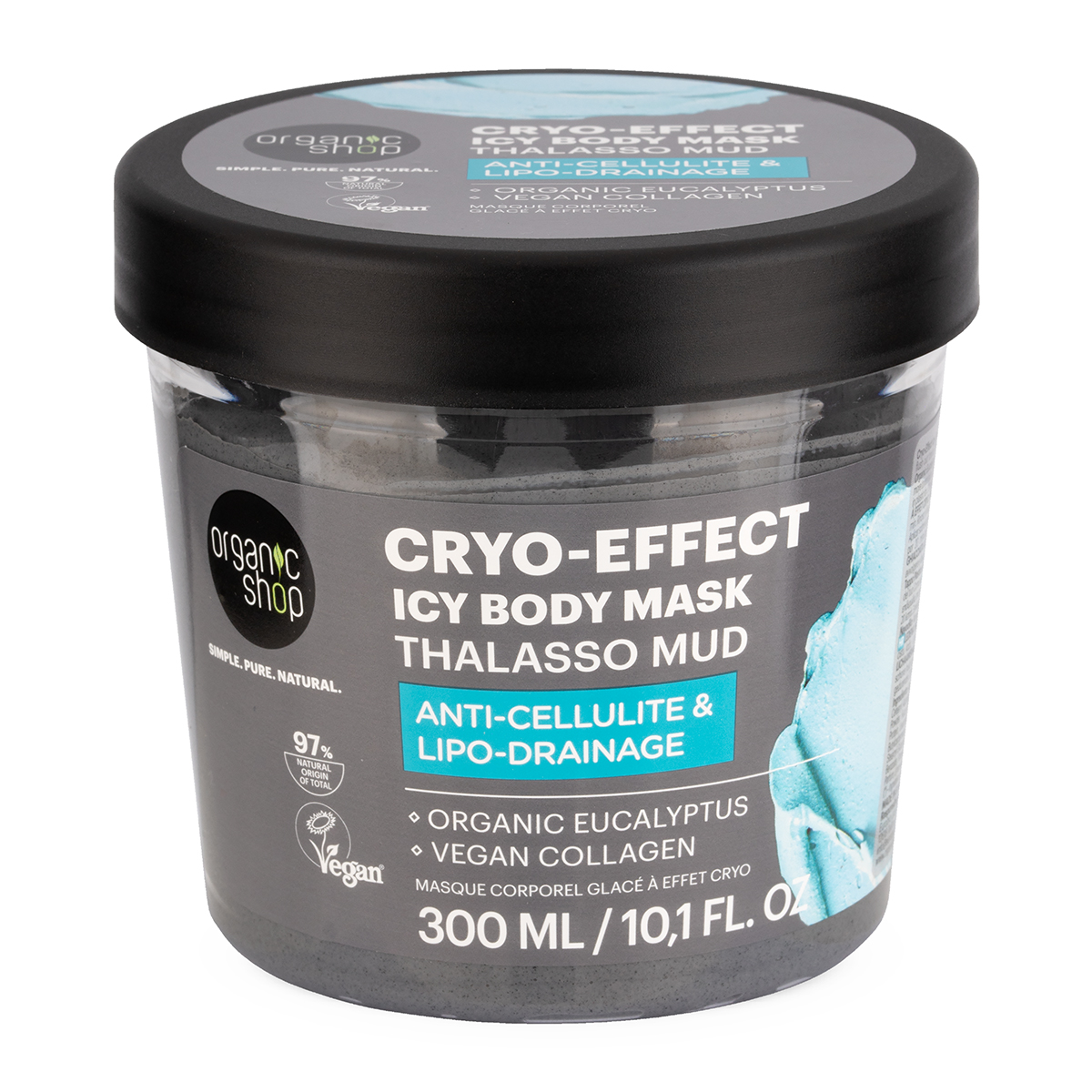 Organic Shop Bahenní chladivá tělová maska Thalasso Cryo-Effect 300 ml