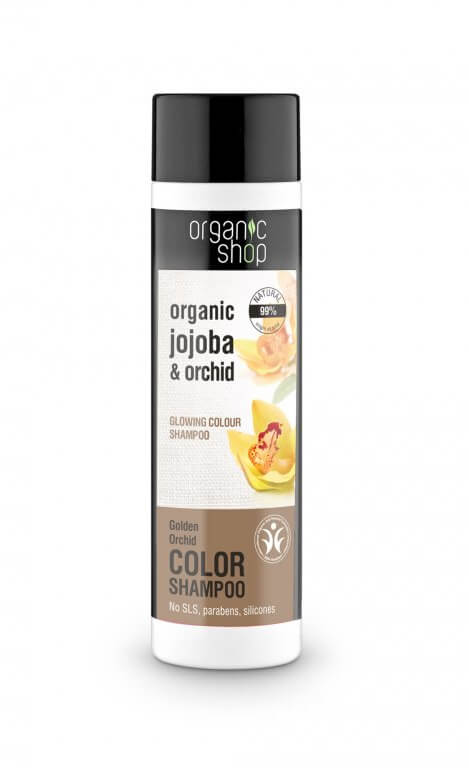 Organic Shop Šampon pro zářivou barvu Jojoba a orchidej (Glowing Color Shampoo) 280 ml