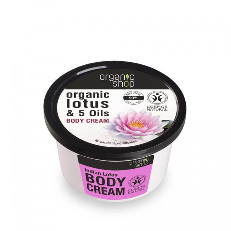Organic Shop Tělový krém Indiánský lotos (Body Cream) 250 ml
